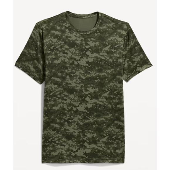 Old Navy Mens XL Green Camo Cloud Motion TShirt Tee Top NEW Camouflage - Picture 5 of 6
